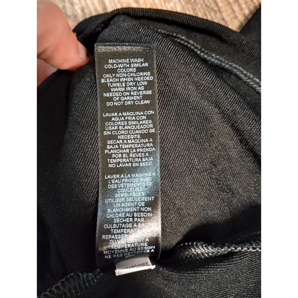 Travelers by Chico's Women's Black Zip Back Blouse, Size 2 (Large) - Picture 7 of 7